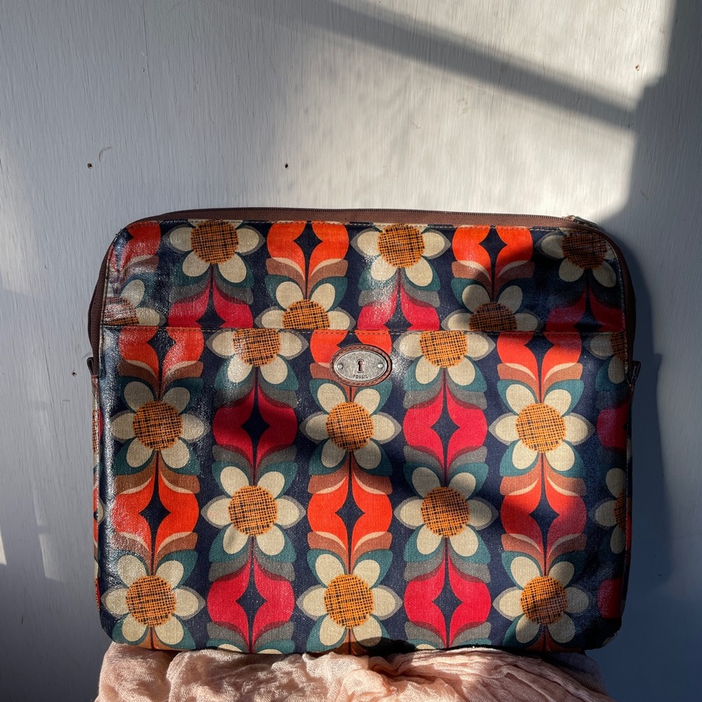 Fossil Zip Laptop Case With Pocket